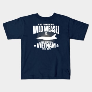 F-105 Thunderchief Wild Weasel Kids T-Shirt